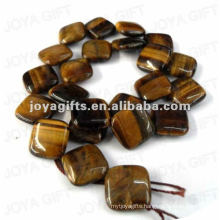 Square Shaped tigereye stone beads
